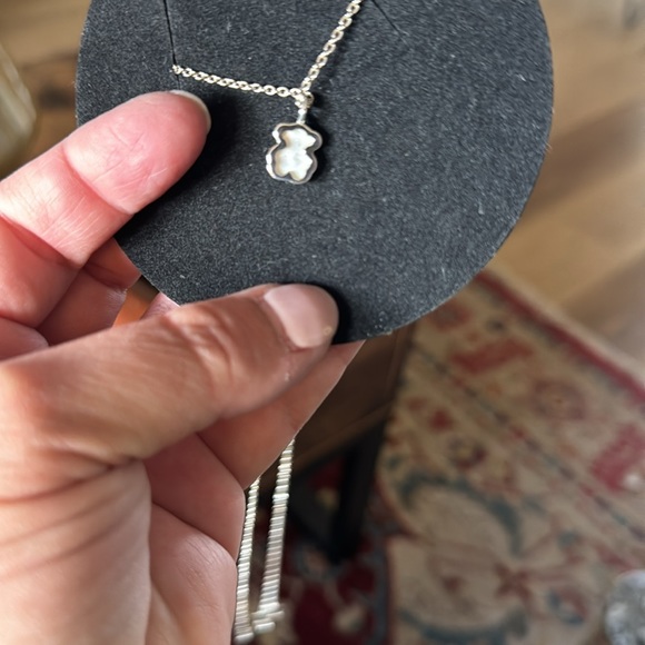 Tous Silver and faceted MOP Tous Color necklace and earrings - Picture 8 of 8